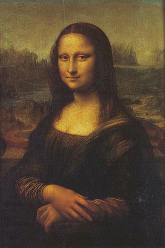 FIG. 43.—LEONARDO DA VINCI. MONA LISA. LOUVRE.