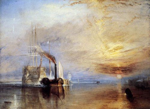 FIG. 98.—TURNER. FIGHTING TÉMÉRAIRE. NAT. GAL. LONDON.