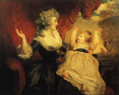 THE DUCHESS OF DEVONSHIRE AND HER CHILD