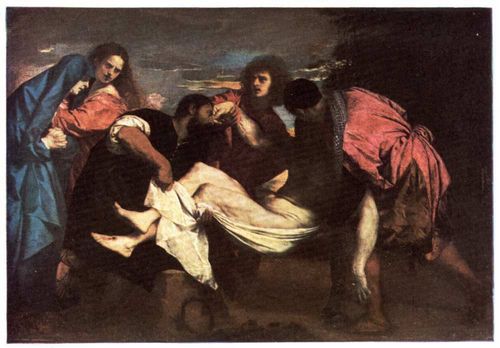 PLATE XVI.—TITIAN  THE ENTOMBMENT  Louvre, Paris