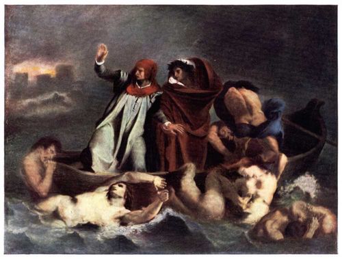 PLATE XLV.—EUGÈNE DELACROIX DANTE AND VIRGIL Louvre, Paris