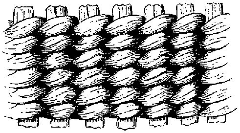 Fig. 303. Surface effect in impacted work of twined combination