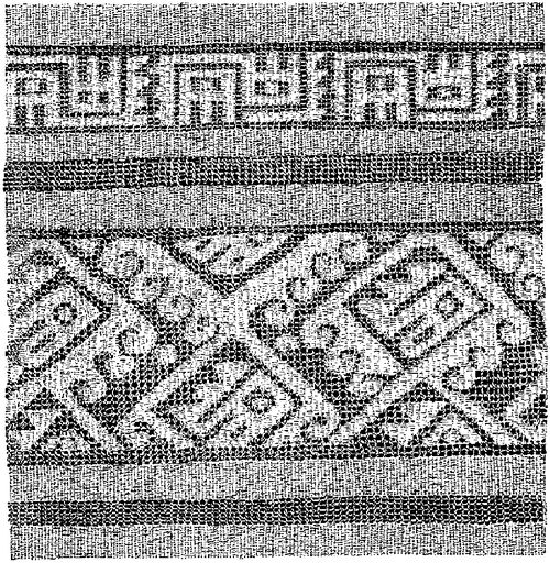 Fig. 311. Open work design embroidered upon a net-like fabric